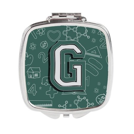 CAROLINES TREASURES Letter G Back to School Initial Compact Mirror CJ2010-GSCM